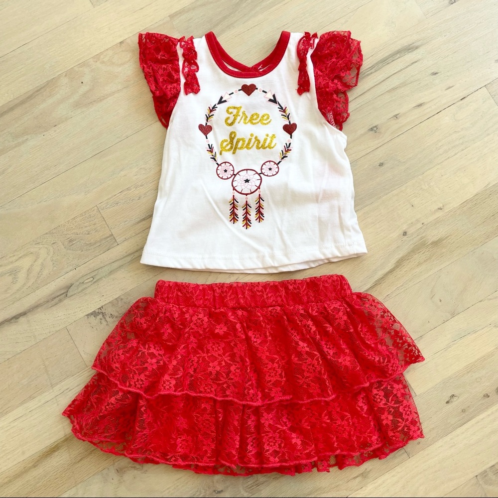 “Free Spirit” Lace Outfit with Dream Catcher